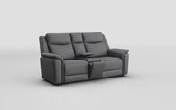 Savio 2 Seater Sofa with Media Console & Black Charging Pad | Savio Sofa Range | ScS