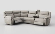 Villa 1 Corner 3 Power Recliner Sofa & Console with Lights | Villa Sofa Range | ScS