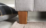 Hugo Fabric Plain Banquette Footstool