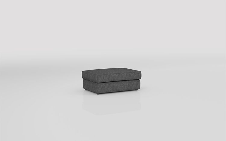 Theo Fabric Plain Top Banquette Footstool | Theo Sofa Range | ScS