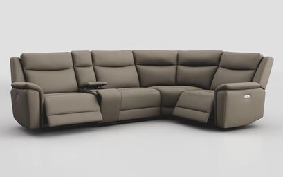 Savio 3 Corner 1 Power Recliner Sofa with Console | Savio Sofa Range | ScS