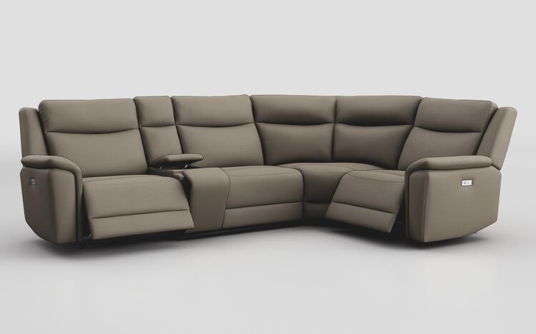 Savio 3 Corner 1 Power Recliner Sofa with Console | Savio Sofa Range | ScS