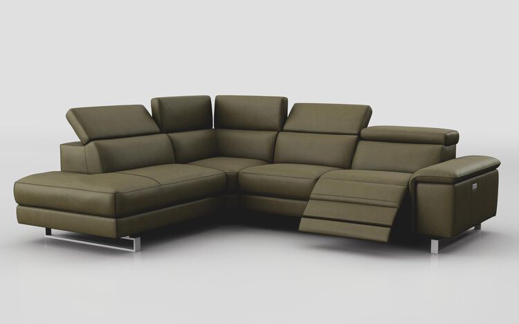 Viserba 2 Corner 3 with Right Hand Facing Power Recliner, Left Hand Facing Chaise & Manual Head Tilt | Viserba Sofa Range | ScS