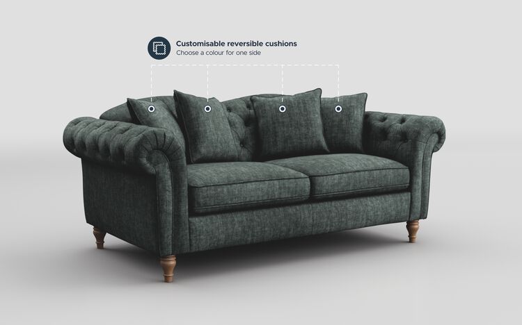 Regina Fabric 3 Seater Sofa | Regina Sofa Range | ScS