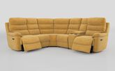 Ossett 2 Corner 2 Power Sofa with Right Hand Facing Console & Head Tilt