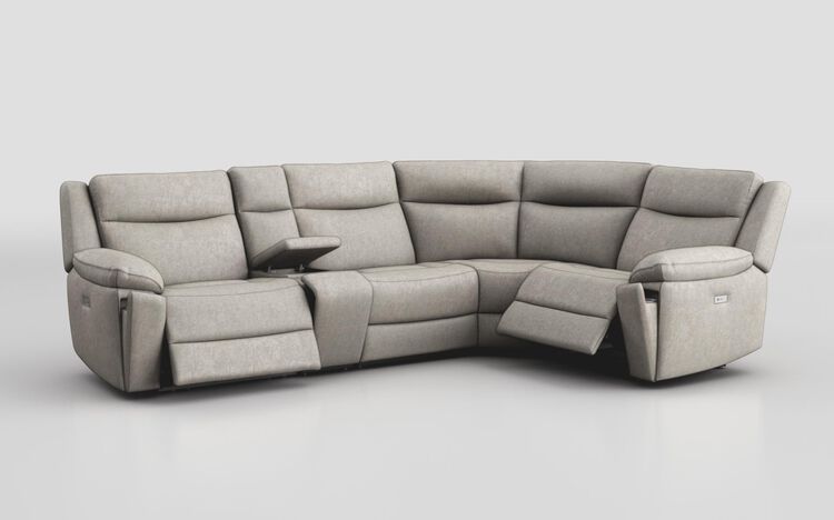 Villa 3 Corner 1 Power Recliner Sofa with Console | Villa Sofa Range | ScS