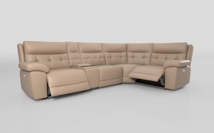 Belford 3 Corner 1 Power Recliner with Media Unit and Power Head Tilt | Belford Sofa Range | ScS