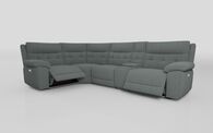 Belford 1 Corner 3 Power Recliner Sofa with Media Unit and Power Head Tilt | Belford Sofa Range | ScS