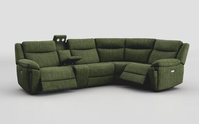 Villa 3 Corner 1 Power Recliner Sofa & Console with Lights | Villa Sofa Range | ScS