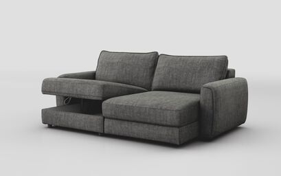 Lago 3 Seater Sofa with Right Hand Facing Sliding Seat & Left Hand Facing Storage Lounger | Lago Sofa Range | ScS