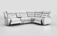 Massari 3 Corner 1 Power Recliner Sofa with Console & Power Head Tilt | Massari Sofa Range | ScS