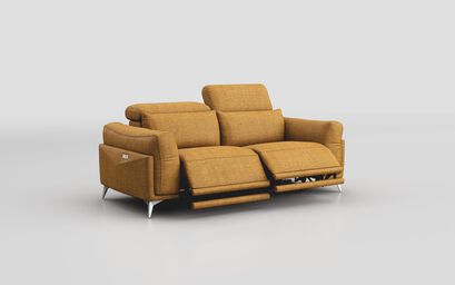 Gattolino 3 Seater Power Recliner Sofa with Manual Head Tilt | Gattolino Sofa Range | ScS