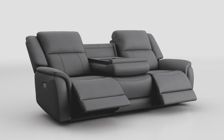 Meleto 3 Seater Power Recliner Sofa & Table | Meleto Sofa Range | ScS