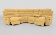 Ossett 2 Corner 2 Power Sofa with Right Hand Facing Console & Head Tilt | Ossett Sofa Range | ScS