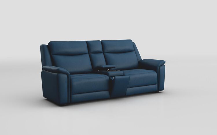 Savio 3 Seater Power Recliner Sofa with Media Console & Silver Charging Pad | Savio Sofa Range | ScS