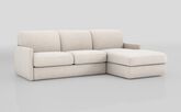 Barete Slim Arm 4 Seater Sofa Bed with Right Hand Facing Large Lounger