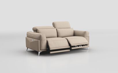 Gattolino 3 Seater Power Recliner Sofa with Manual Head Tilt | Gattolino Sofa Range | ScS