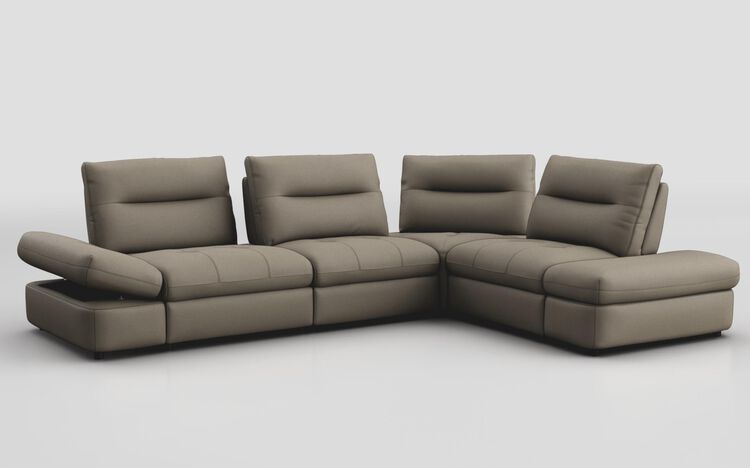 Albareto 2 Corner 1 Sofa with Manual Sliding Backrests & Storage Arms | Albareto Sofa Range | ScS