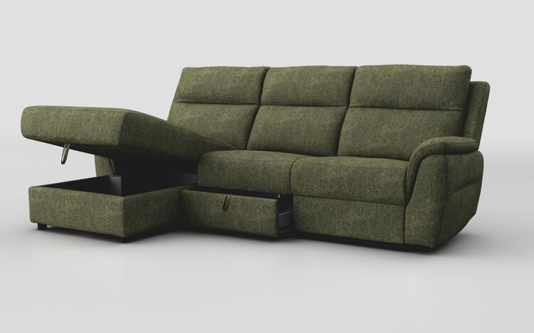 Sogliano 3 Seater Sofa With Drawer & Left Hand Facing Storage Chaise | Sogliano Sofa Range | ScS