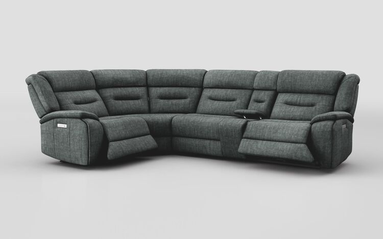 Massari 1 Corner 3 Power Recliner Sofa with Console & Head Tilt | Massari Sofa Range | ScS