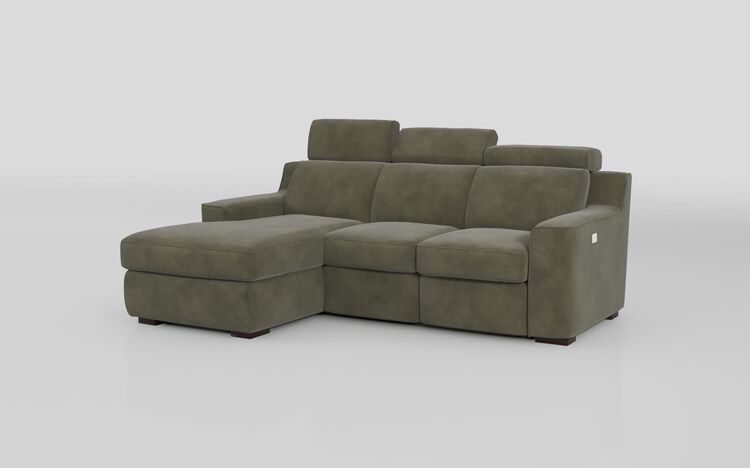 Crostolo 3 Seater Power Recliner Sofa with Left Hand Facing Lounger | Crostolo Sofa Range | ScS