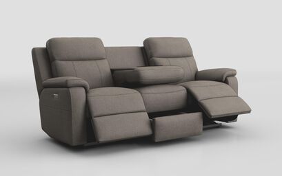 Calboli 3 Seater Power Recliner Sofa with Table | Calboli Sofa Range | ScS