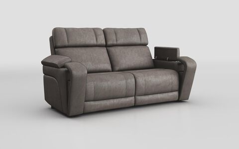 4 Cream Fabric Adstock 3 Seater Sofa