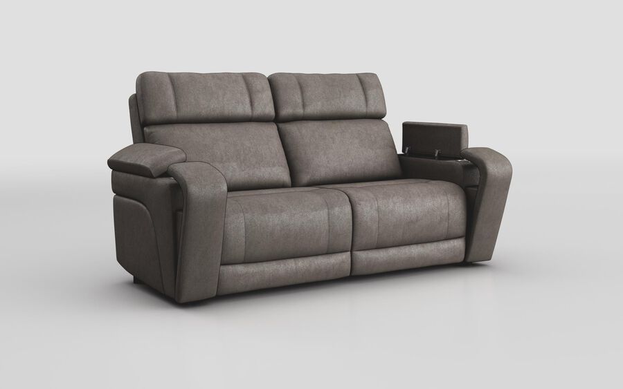 4 Cream Fabric Adstock 3 Seater Sofa