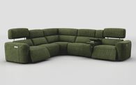 Oriolo 2 Corner 2 Power Recliner with Right Hand Facing Console & Power Head Tilt | Oriolo Sofa Range | ScS