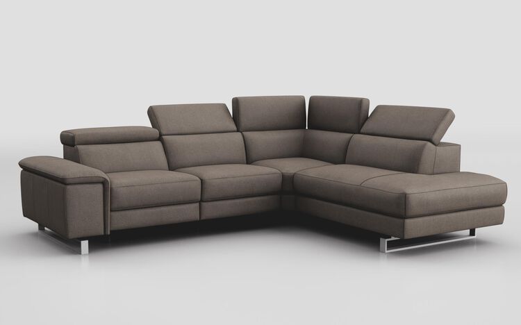 Viserba 3 Corner 2 Sofa with Right Hand Facing Chaise & Manual Head Tilt | Viserba Sofa Range | ScS