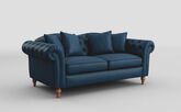 Regina Leather 3 Seater Sofa