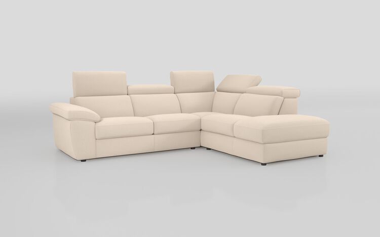 Norbello 3 Corner 2 with Sofa Bed and Right Hand Facing Chaise with Storage | Norbello Sofa Range | ScS