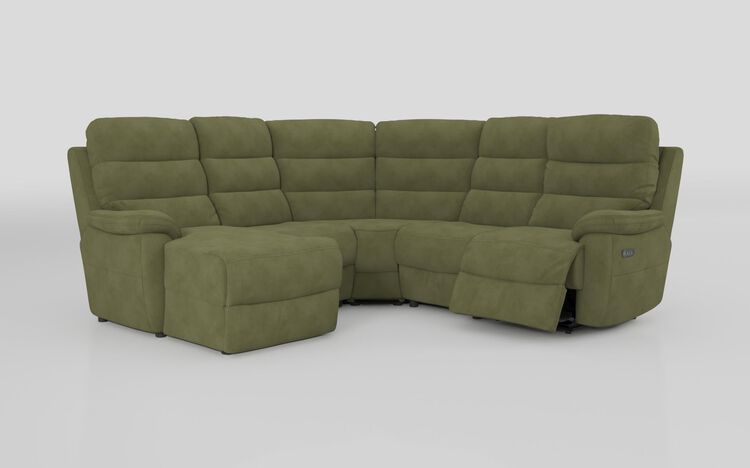 Ossett 2 Corner 2 Left Hand Facing Chaise Right Hand Facing Power Sofa with Head Tilt | Ossett Sofa Range | ScS