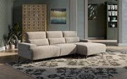Poggio 3 Seater Power Recliner Left Hand Facing Sliding Chaise with Power Head Tilt