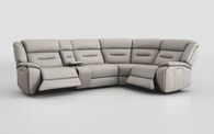 Massari 3 Corner 1 Power Recliner Sofa with Console & Power Head Tilt | Massari Sofa Range | ScS