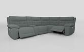 Belford 3 Corner 1 Power Recliner with Media Unit and Power Head Tilt
