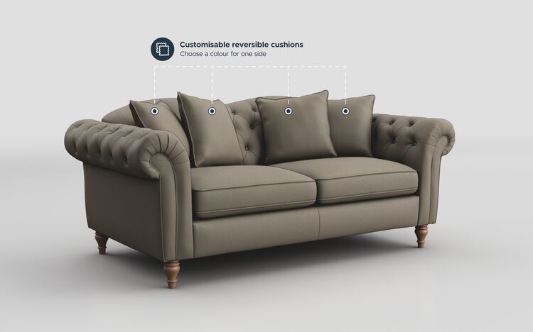 Regina Fabric 3 Seater Sofa | Regina Sofa Range | ScS