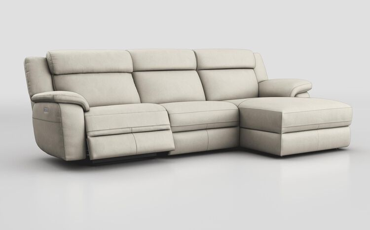 Sarsina 3 Seater Sofa Left Hand Facing Power & Right Hand Facing Lounger with Head Tilt | Sarsina Sofa Range | ScS