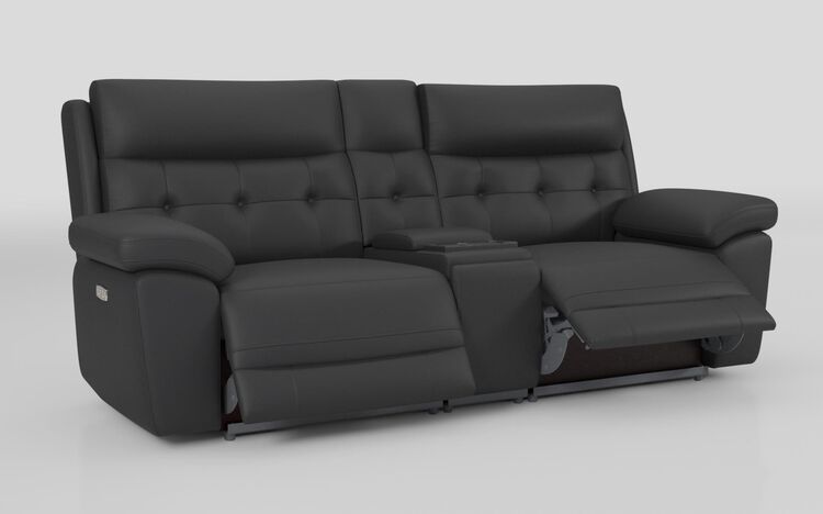 Belford 3 Seater Power Recliner Sofa with Media Console and Power Head Tilt | Belford Sofa Range | ScS