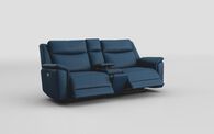 Savio 3 Seater Power Recliner Sofa with Media Console & Black Charging Pad | Savio Sofa Range | ScS
