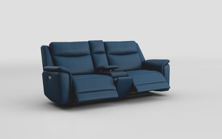 Savio 3 Seater Power Recliner Sofa with Media Console & Black Charging Pad | Savio Sofa Range | ScS