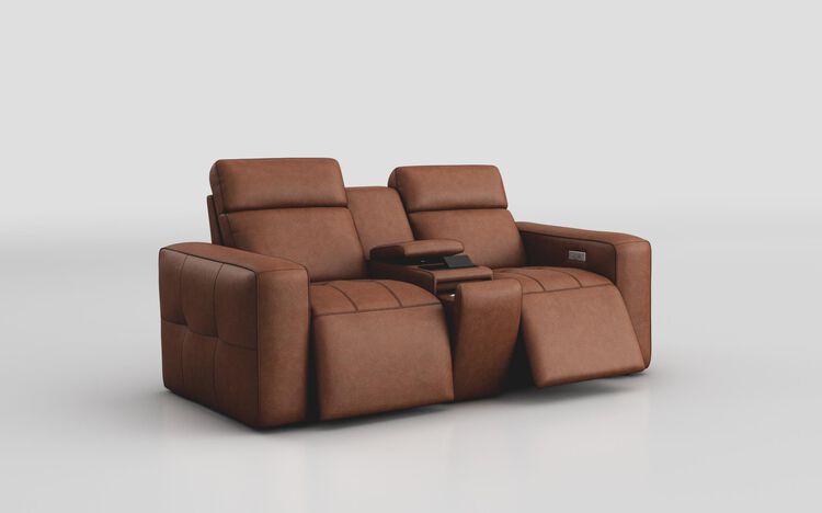 Geminiano 2 Seater Power Recliner Sofa with Console | Geminiano Sofa Range | ScS
