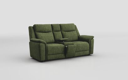 Savio 2 Seater Sofa with Media Console & Black Charging Pad | Savio Sofa Range | ScS