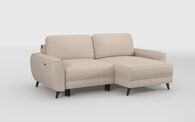 Nora 3 Seater Right Hand Facing Chaise with Sliding Footrest | Nora Sofa Range | ScS