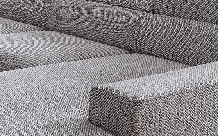 Frigento 4 Seater Sofa with Left Hand Facing Lounger and Ottoman | Frigento Sofa Range | ScS