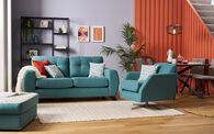 Aspen Fabric 1 Corner 2 Scatter Back Sofa | Aspen Sofa Range | ScS