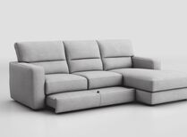 Tredozio 4 Seater Sofa with Sliding Footrest & Right Hand Facing Lounger | Tredozio Sofa Range | ScS