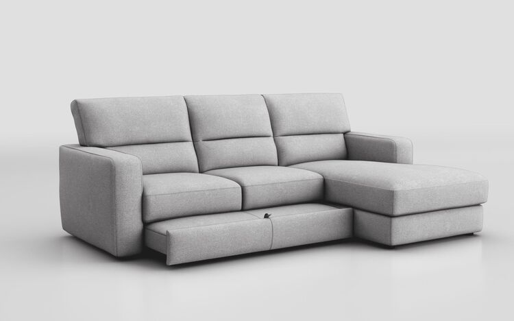 Tredozio 4 Seater Sofa with Sliding Footrest & Right Hand Facing Lounger | Tredozio Sofa Range | ScS