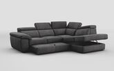 Bagnara 2 Corner 1 Right Hand Facing Storage Chaise with Sliding Footrest & Manual Head Tilt