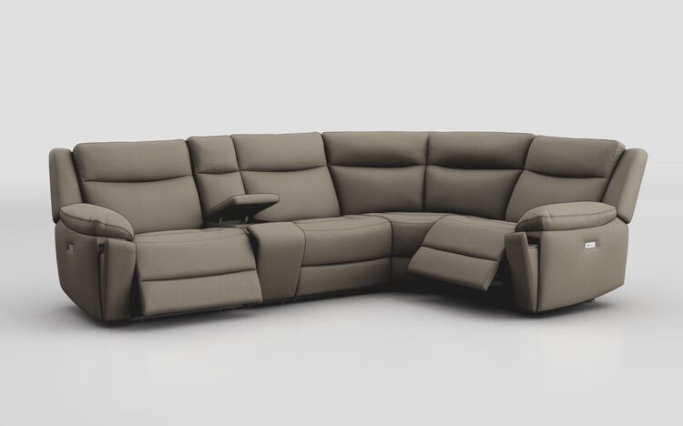 Villa 3 Corner 1 Power Recliner Sofa with Console | Villa Sofa Range | ScS